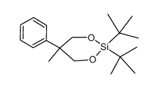 2,2-di-tert-butyl-5-methyl-5-phenyl-1,3,2-dioxasilinane Structure