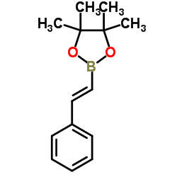 Trans-2-(4,4,5,5-tetramethyl-1,3,2-dioxaborolan-2-yl)styrene Structure