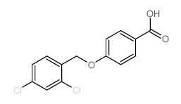 4-[(2,4-Dichlorobenzyl)oxy]benzoic acid结构式