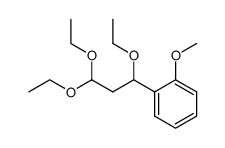 1-methoxy-2-(1,3,3-triethoxypropyl)benzene Structure