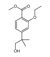 2-ETHOXY-4-(2-HYDROXY-1,1-DIMETHYL-ETHYL)-BENZOIC ACID METHYL ESTER Structure