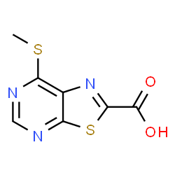 7-(Methylthio)thiazolo[5,4-d]pyrimidine-2-carboxylicacid structure