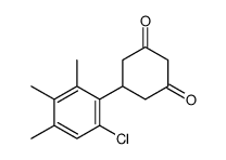 5-(6-chloro-2,3,4-trimethylphenyl)cyclohexane-1,3-dione结构式