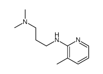 N',N'-dimethyl-N-(3-methylpyridin-2-yl)propane-1,3-diamine结构式