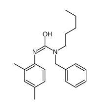 1-benzyl-3-(2,4-dimethylphenyl)-1-pentylurea Structure