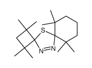 1,1,3,3,7,7,11,11-Octamethyl-5-thia-12,13-diazadispiro(3.1.5.2)tridec-12-en Structure