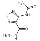 [4-(hydrazinecarbonyl)-1,2,5-thiadiazol-3-yl]urea结构式