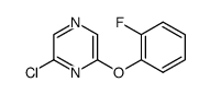 2-CHLORO-6-(2-FLUOROPHENOXY) PYRAZINE结构式