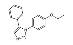 5-phenyl-1-(4-propan-2-yloxyphenyl)triazole结构式