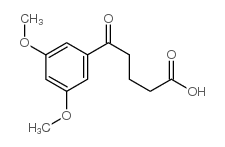 5-(3,5-DIMETHOXYPHENYL)-5-OXOVALERIC ACID结构式