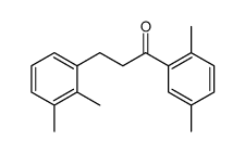 2',5'-DIMETHYL-3-(2,3-DIMETHYLPHENYL)PROPIOPHENONE结构式