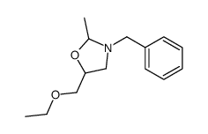 3-benzyl-5-(ethoxymethyl)-2-methyl-1,3-oxazolidine Structure