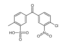 5-(4-chloro-3-nitrobenzoyl)-2-methylbenzenesulfonic acid Structure