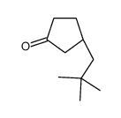 (3R)-3-(2,2-dimethylpropyl)cyclopentan-1-one Structure