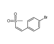 1-bromo-4-[(E)-2-methylsulfonylethenyl]benzene Structure