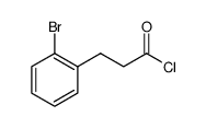 Benzenepropanoyl chloride, 2-bromo- Structure