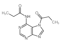 N-(7-propionyl-7H-purin-6-yl)propanamide picture