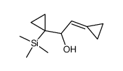 1-<1-(Trimethylsilyl)cyclopropyl>-2-cyclopropylideneethanol Structure