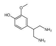 4-(1,3-diaminopropan-2-yl)-2-methoxyphenol Structure