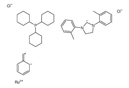 Dichloro[1,3-Bis(2-methylphenyl)-2-imidazolidinylidene](benzylidene)(tricyclohexylphosphine)ruthenium(II) picture