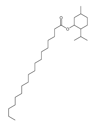 2-isopropyl-5-methylcyclohexyl stearate structure