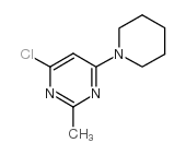 4-chloro-2-methyl-6-piperidin-1-ylpyrimidine Structure