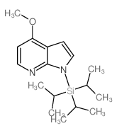 4-METHOXY-1-TRIISOPROPYLSILANYL-1H-PYRROLO[2,3-B]PYRIDINE Structure