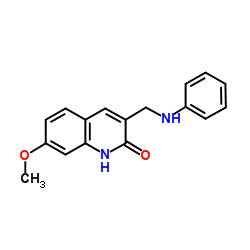 3-(Anilinomethyl)-7-methoxy-2(1H)-quinolinone图片