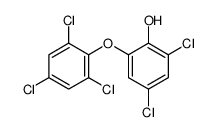 2,4-dichloro-6-(2,4,6-trichlorophenoxy)phenol结构式