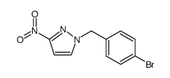 1H-Pyrazole, 1-[(4-bromophenyl)methyl]-3-nitro structure