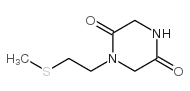 1-(2-methylsulfanylethyl)piperazine-2,5-dione结构式