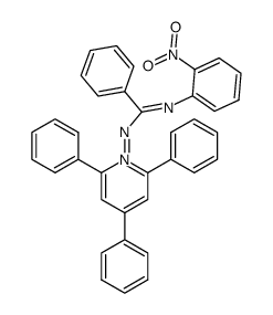 N2-(2,4,6-triphenylpyridinio)-N1-(2-nitrophenyl)benzamidinide结构式