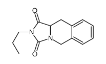 2-propyl-10,10a-dihydro-5H-imidazo[1,5-b]isoquinoline-1,3-dione结构式