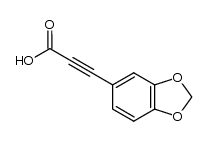 [3,4-(methylenedioxy)phenyl]propiolic acid Structure