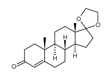 17,17-(Ethylenedioxy)androst-4-en-3-one structure