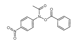 N-(benzoyloxy)-N-(4-nitrophenyl)acetamide结构式