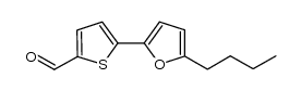 5-(5-butylfuran-2-yl)thiophene-2-carbaldehyde Structure