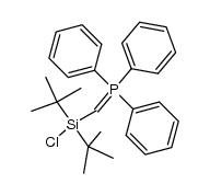 [(Di-tert-butylchlorsilyl)methylen]triphenylphosphoran structure