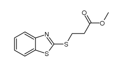 methyl 3-(benzo[d]thiazol-2-ylthio)propanoate Structure