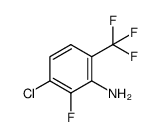 3-chloro-2-fluoro-6-(trifluoromethyl)aniline结构式