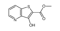 2-Carbomethoxy-3-hydroxythieno<3,2-b>pyridine Structure