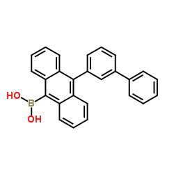 10-(3-联苯)蒽-9-硼酸结构式