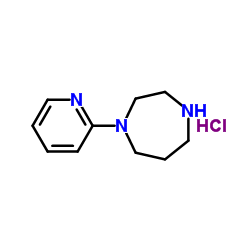 1-(Pyridin-2-yl)homopiperazinehydrochloride结构式