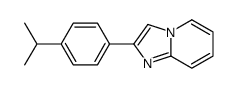 2-(4-propan-2-ylphenyl)imidazo[1,2-a]pyridine结构式