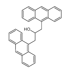 1,3-dianthracen-9-yl-propan-2-ol Structure