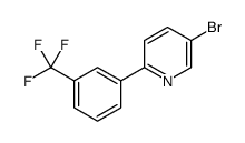 5-BROMO-2-(3-(TRIFLUOROMETHYL)PHENYL)PYRIDINE结构式