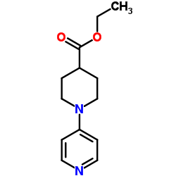 1-(吡啶-4-基)哌啶-4-甲酸乙酯结构式