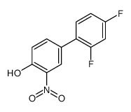 4-(2,4-difluorophenyl)-2-nitrophenol Structure