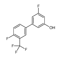 3-fluoro-5-[4-fluoro-3-(trifluoromethyl)phenyl]phenol Structure