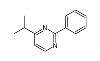 Pyrimidine, 4-(1-methylethyl)-2-phenyl- (9CI)结构式